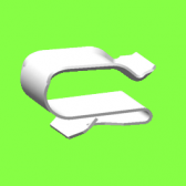 Metal Edge Clip For 2 Tubes Metal Edge Clip For 2 Tubes
