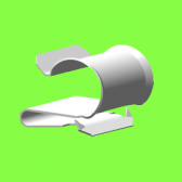 Metal Edge Clip For 1 Tube Metal Edge Clip For 1 Tube