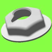Self-Blocking Nut For Metric Stud Self-Blocking Nut For Metric Stud