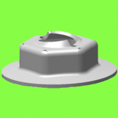 Self-Threading Nut To Screw On Smooth Stem Self-Threading Nut To Screw On Smooth Stem