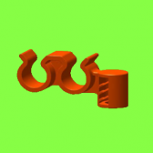 Stud Cable Clips For 2 Tubes Stud Cable Clips For 2 Tubes