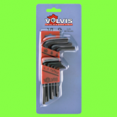 Set of 9 Male Wrenches, Short Series, 1.5 - 10 Set of 9 Male Wrenches, Short Series, 1.5 - 10