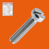 Bags of 25 Round Head Screws, White Zinc Steel Bags of 25 Round Head Screws, White Zinc Steel