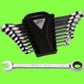 Set of Angled ratchet spanners in inches Set of Angled ratchet spanners in inches