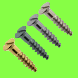 Slotted Countersunk Head Wood Screw Slotted Countersunk Head Wood Screw