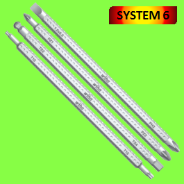 SYSTEM 6 Reversible blades, serie 284 SYSTEM 6 Reversible blades, serie 284