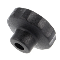 Bouton Étoile M5 pour Vis TH PA 6-6 Noir