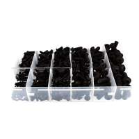 Coffret de 400 Vis TBHC Acier 10.9 Noir Filetage Total ISO 7380