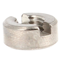 Écrou Cylindrique à Fente M3 Inox A1 DIN 546
