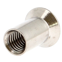 Écrou Relieur Fraisé Bombé Fendu M4 Inox A2