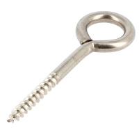 Piton à Filetage Bois M6X60 Inox A2