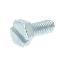 TH Fendue M3X8 Acier 6.8 Zingué Blanc Filetage Total