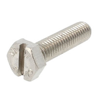 TH Fendue M3X10 Inox A4 Filetage Total DIN 933 SZ