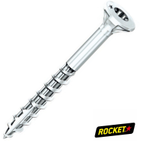 VBA Rocket TF Torx 3X35/22 Acier Zingué Blanc Filetage Partiel