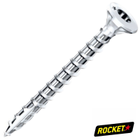 VBA Rocket TF Torx 3X30 Acier Zingué Blanc Filetage Total