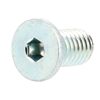 TCHC Tête Extrêmement Basse M6X16 Acier 10.9 Zingué Blanc