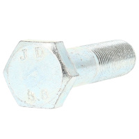 TH M14X65 Pas 150 Acier 8.8 Zingué Blanc Filetage Partiel DIN 960