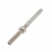 Embout Fileté à Sertir M10 Câble 5 Inox A4