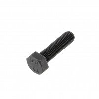 TH M8X20 Pas 100 Acier 8.8 Noir Filetage Total DIN 961
