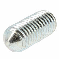 STHC Pointeau M8X40 Acier 45H Zingué Blanc DIN 914