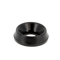 Solid Countersunk Washer, Black Polyamide, NFE 27619