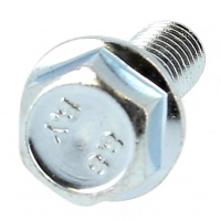 Hex Head With Toothed Flange