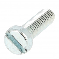 TC M2.5X4 Acier Zingué Blanc DIN 84