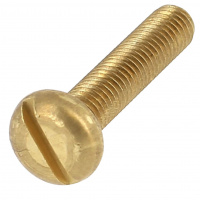 Tête Cylindrique Large M6X40 Laiton DIN 85