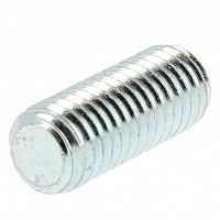 STHC Plat M8X40 Acier 45H Zingué Blanc DIN 913