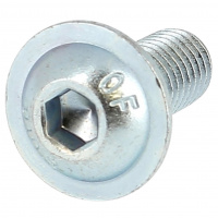 TBHC Embase M8X40 Acier 10.9 Zingué Blanc