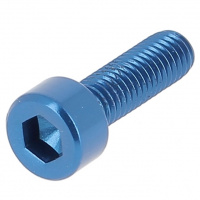 Blister de 5 TCHC M6X40 Alu P60 OA Bleu DIN 912