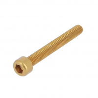 Blister de 5 TCHC M8X40 Alu P60 OA Or DIN 912