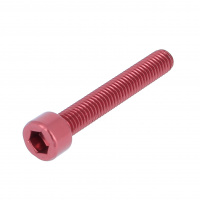 Blister de 5 TCHC M8X35 Alu P60 OA Rouge DIN 912