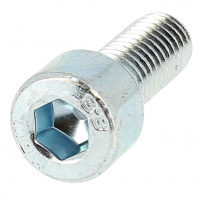 TCHC M6X16 Acier 8.8 Zingué Blanc Filetage Total DIN 912