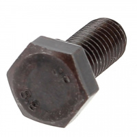 TH M6X16 Acier 8.8 Noir Filetage Total DIN 933
