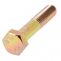 Hex Head, Yellow Zinc 8.8 Steel, Partially Threaded, DIN 931