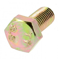 Hex Head, Yellow Zinc 8.8 Steel, Fully Threaded, DIN 933