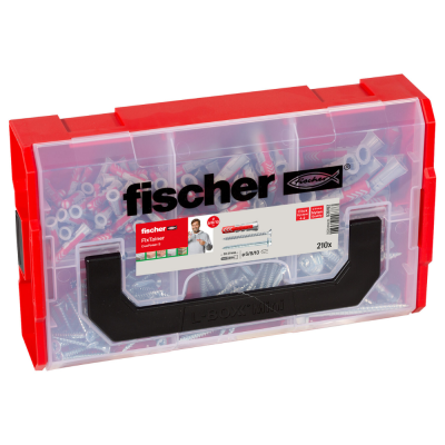 Coffret Fischer FixTainer Chevilles DuoPower + vis