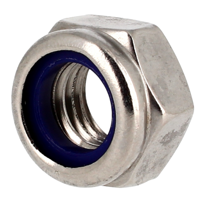 Écrou Nylstop M10 Inox A4-80 DIN 985