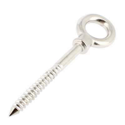 Piton à Oeil Filetage Bois 6X40 Inox A4