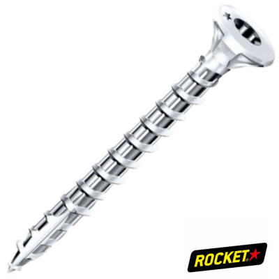 VBA ROCKET TF TORX 3X25 Z.BLANC