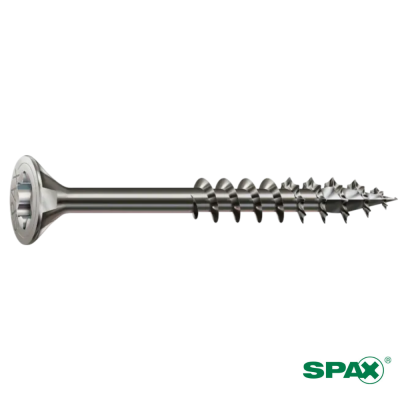 VBA SPAX TF T-STAR plus 4X50 Inox A2 avec Pointe 4CUT
