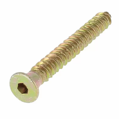 Vis de Fixation Directe pour Huisseries TFHC 7.5X150 Acier Zingué Passivé Jaune