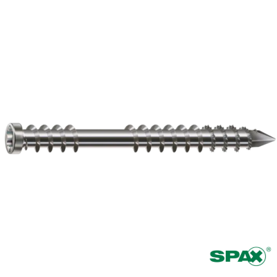 Vis de Terrasse SPAX Double Filetage TC T-STAR plus 5X50 Inox A2