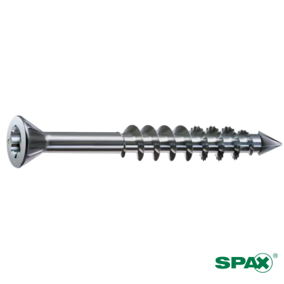 Vis MDF SPAX TF T-STAR plus 4X50 Acier Lubrifié WIROX avec Pointe CUT
