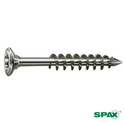 Vis pour Façade SPAX avec Nervures TFB T-STAR plus 4.5X60 Inox A2