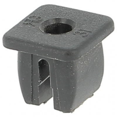 ECROU A PRESSIONNER TROU 8.2x8.2 POUR VIS 4.2 PA66 NOIR 055 995 001