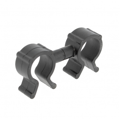 ENTRETOISE DOUBLE PIVOTANTE Ø x2 (38-45) PA66 NOIR 081 382 000