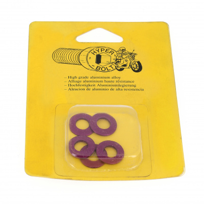 Blister pack of 5 Washers, M Series AG3 OA, Purple