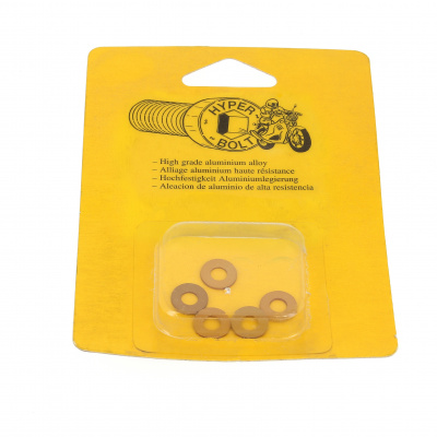 Blister pack of 5 Washers, M Series AG3 OA, Gold